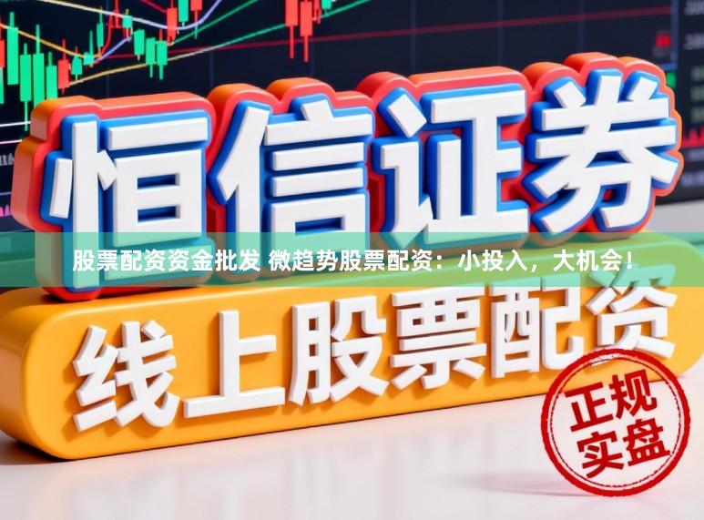 股票配资资金批发 微趋势股票配资：小投入，大机会！